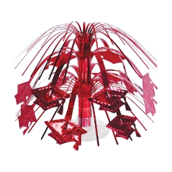 Red Grad Cap Mini Cascade Centerpiece