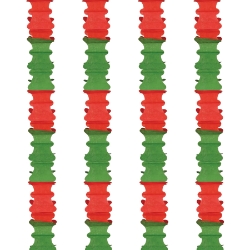 Red & Green Ceiling Drops