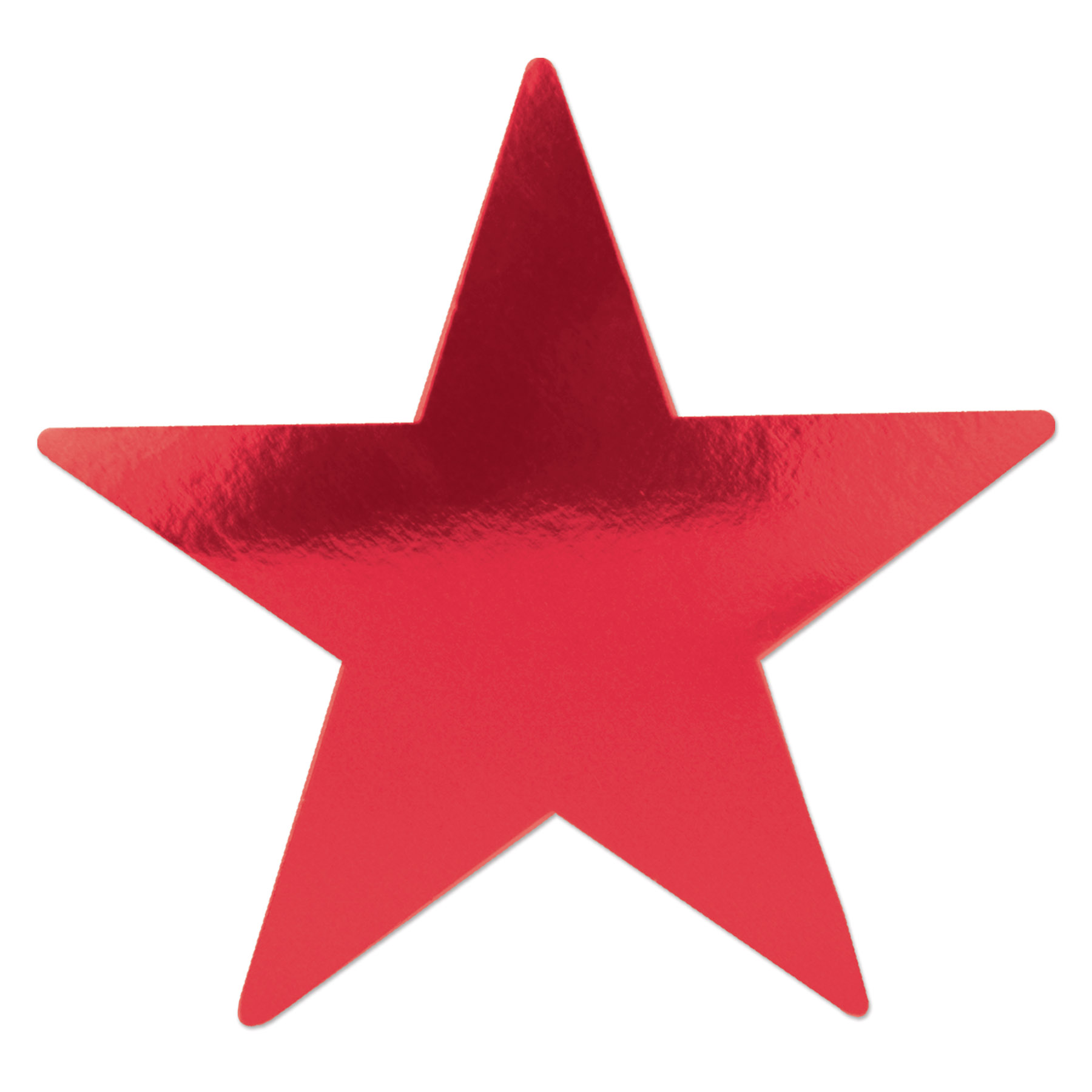 Red Jumbo Star Cutouts