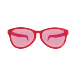 Red Jumbo Glasses (Pack of 12) red jumbo glasses, oversized novelty glasses, red party glasses, costume glasses, photo booth props, one size fits most glasses, cosmetic use only, Party Express glasses