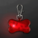 Red LED Dog Bone Pet Safety Light (Pack of 12) - PA11658-RD