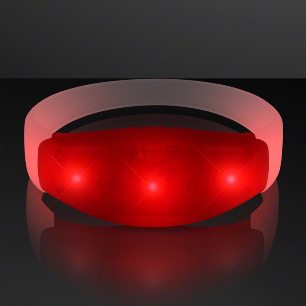 Red LED Stretch Bracelets
