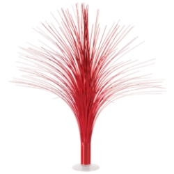 Red Metallic Spray Centerpiece