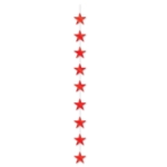 Red Metallic Star Stringers