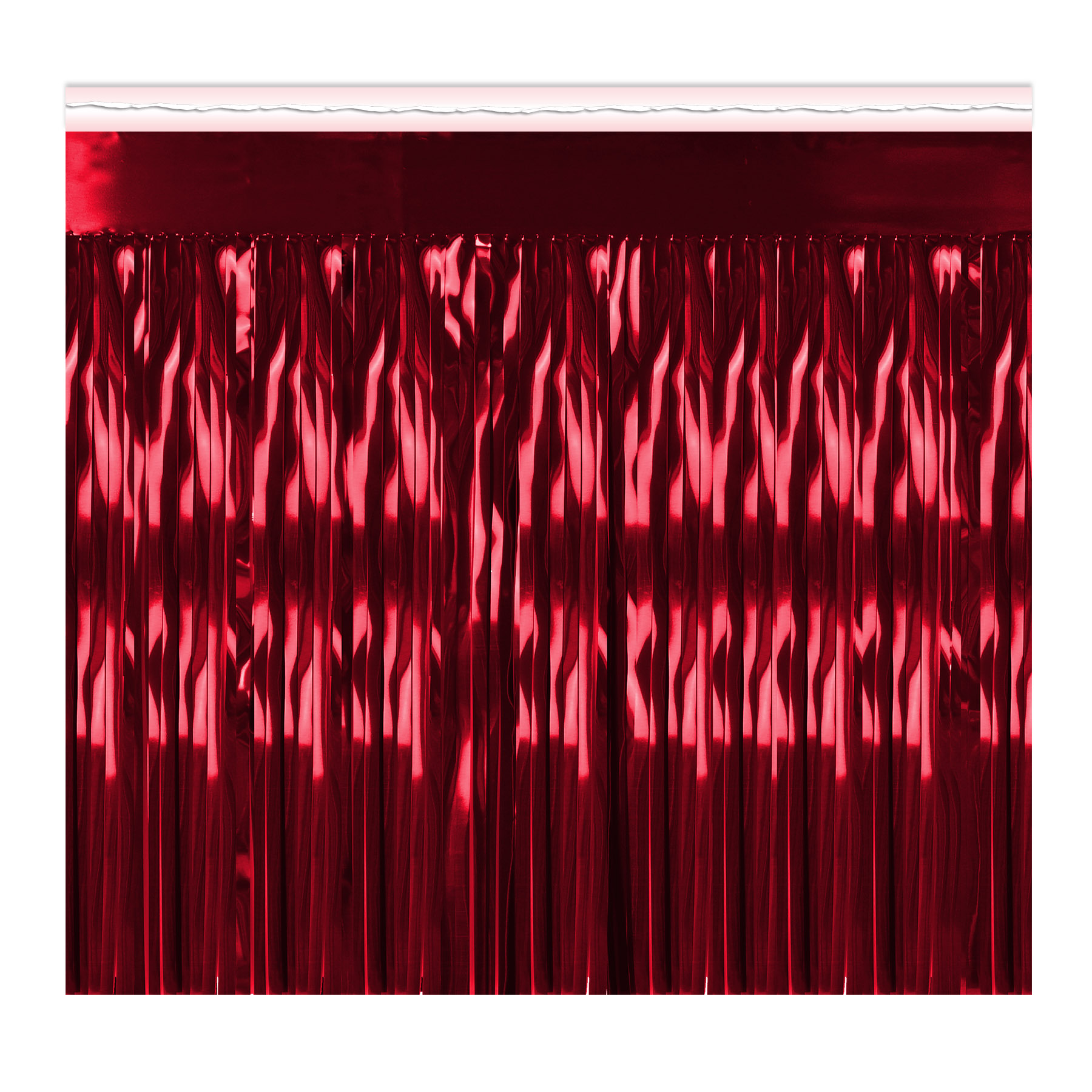 Red Metallic Table Skirting (Pack of 6) red metallic table skirting, 1-ply table skirt, 30 x 14 table skirting, made in USA party décor, metallic red table skirt, bulk table skirts, event table decorations, banquet table skirting, Party Express table skirts