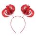 Red Ponytail Boppers (Pack of 12) - 66595-R