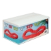 Red Soft-Twist Poly Leis
