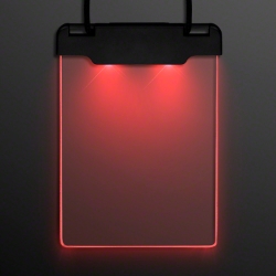 Space Glow Badge Necklace