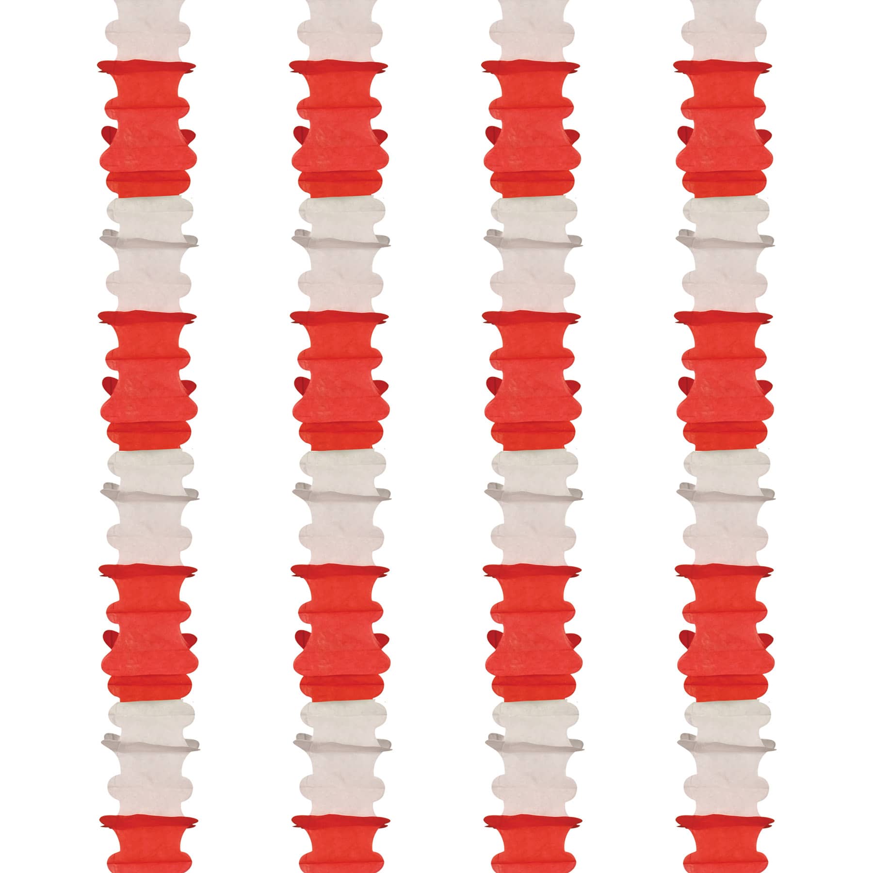 Red & White Ceiling Drops