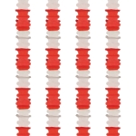 Red & White Ceiling Drops