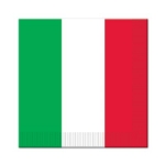 Red, White & Green Luncheon Napkins