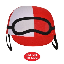 Red/White Jockey Helmets