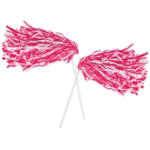 Red & White Party Shaker on Stick (