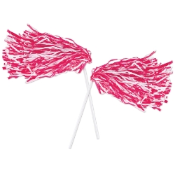Red & White Party Shaker on Stick (