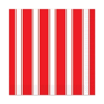 Red & White Stripes Luncheon Napkins