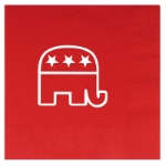 Red Republican Luncheon Napkins