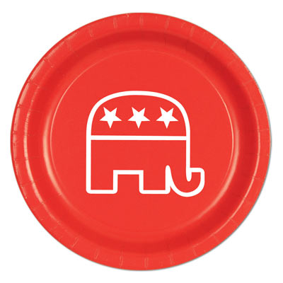 Red Republican Plates for election day