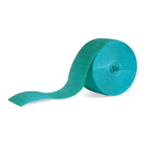 Robin Egg Blue Festive Crepe Streamer (Pack of 24) robin egg blue streamers, blue crepe streamers, pastel party decorations, bulk streamers, wholesale party décor, crepe paper streamers, Flame-retardant streamers, event decorations blue, baby shower décor blue, wedding decorations pastel, festive crepe streamer pack
