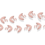 Rose Gold Foil Leaves Garland