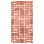 Rose Gold Metallic Square Curtain