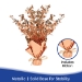 Rose Gold Star Gleam 'N Burst Centerpiece (Pack of 12) - 50806RSEGD