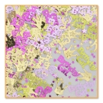 Royal Birthday Girl Metallic Confetti with stars and crowns