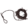 Rusty Barbed Wire Garland (Pack of 12) Rusty, rust, barbed, wire, garland, halloween, wester, religious 