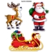 Santa, Sleigh & Reindeer Cutouts (Pack of 36) - 22737