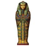 Sarcophagus Stand-Up (Pack of 4) Egyptian party decorations, sarcophagus stand-up, cardboard stand-up props, Halloween décor, Egyptian theme party supplies, photo booth props, life-size cardboard cutouts, ancient Egypt decorations, Party Express décor, indoor party props