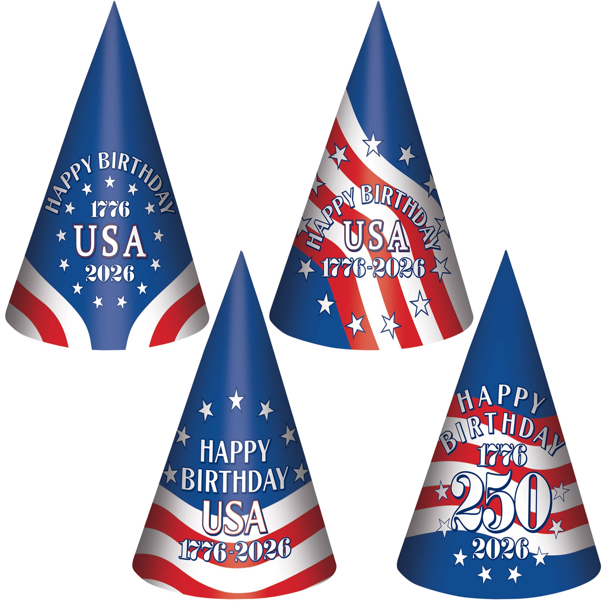 Semiquincentennial Cone Hats