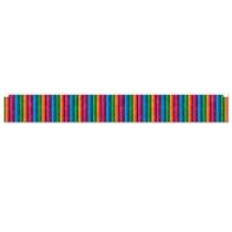 Serape Design Metallic Fringe Banner