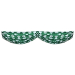 Green with White Shamrocks Fabric Bunting