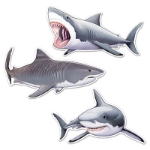 Shark Cutouts wall decorations  