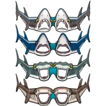 Shark Eyeglasses (Pak of 144) shark eyeglasses, shark glasses, shark party favors, shark themed party supplies, novelty shark glasses, ocean party decorations, under the sea party favors, beach party accessories, shark birthday party supplies, photo booth props, carnival giveaway items, school prize box toys, shark party accessories, bulk shark glasses, pack of 144 shark eyeglasses