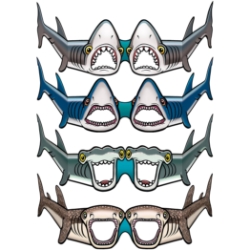 Shark Eyeglasses (Pak of 144) shark eyeglasses, shark glasses, shark party favors, shark themed party supplies, novelty shark glasses, ocean party decorations, under the sea party favors, beach party accessories, shark birthday party supplies, photo booth props, carnival giveaway items, school prize box toys, shark party accessories, bulk shark glasses, pack of 144 shark eyeglasses