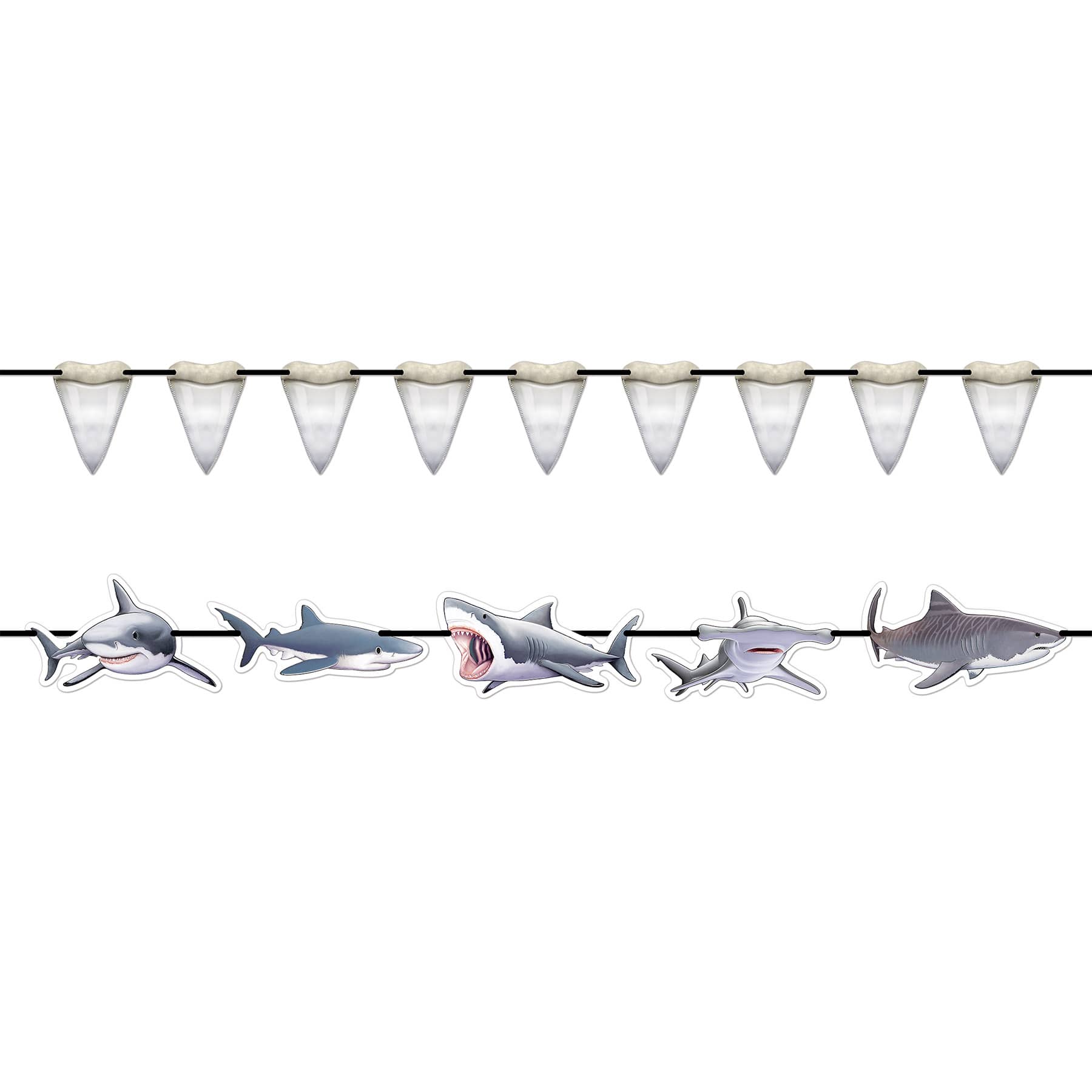 Shark and Tooth Streamer