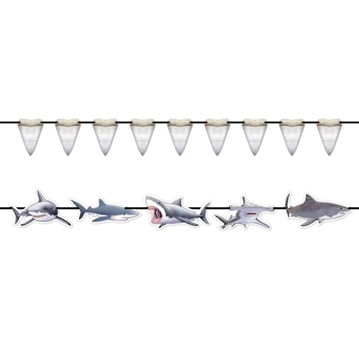 Shark and Tooth Streamer