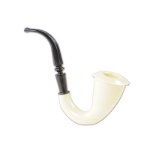 Sherlock pipe made of plastic material.