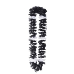 Silk 'N Petals Elegance Lei (Pack of 12) elegant, party, lei, black and white, luau, graduation, Flower, Floral, petals 
