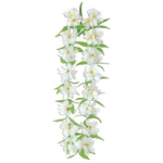 Silk 'N Petals Tropical Jasmine Lei (Pack of 12) tropical, jasmine, flower, lei, silk, petals, hawaiian, luau, hula 