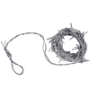 Silver Barbed Wire Garland (Pack of 12) Silver Barbed Wire Garland, garland, barbed wire, decoration, western, new years eve, wholesale, inexpensive, bulk