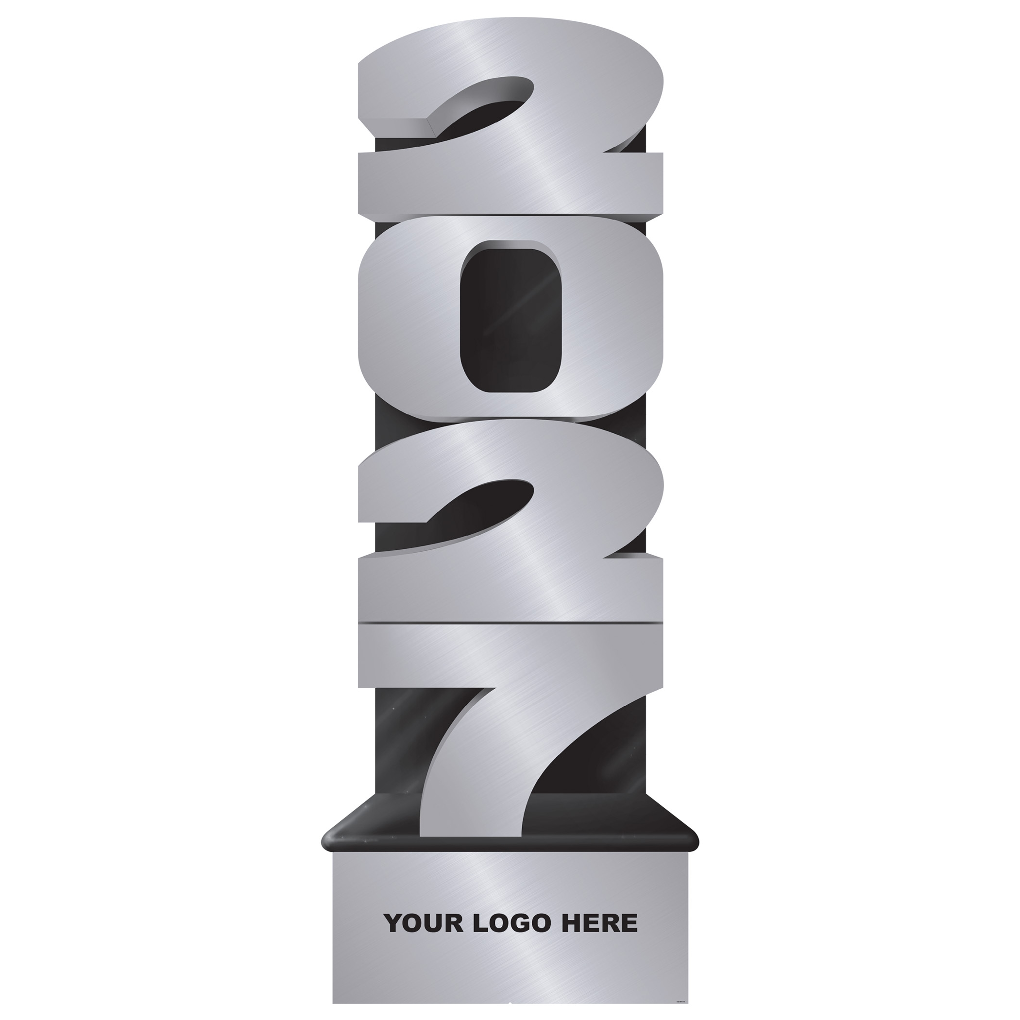 Silver Custom "2027" Photo Prop Standout