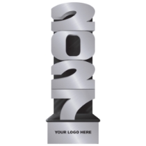 Silver Custom "2027" Photo Prop Standout