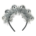 Silver Deluxe Disco Ball Headband (Pack of 12) - 66598-S
