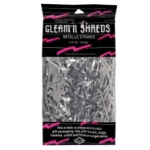 Silver Gleam 'N Shreds Metallic Strands (Pack of 12) silver metallic shreds, silver basket filler, gleam n shreds silver, metallic strands décor, gift basket filler silver, party décor shreds, silver centerpiece accents, Party Express metallic shreds