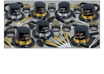 Silver Gold Legacy New Year's Party Kit for 50 New Year's, party, favors, New Years Eve kits, silver, gold, legacy 