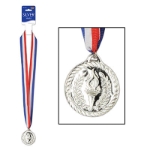 Silver Medal with Ribbon