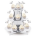 Silver Metallic Cupcake Liners & Picks