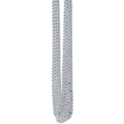 Silver Party Beads - Small Round
