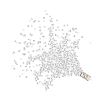 Silver celebration confetti poppers. 
